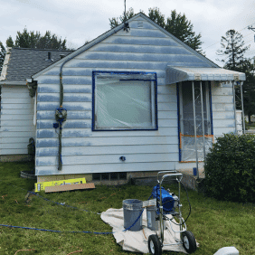 Exterior Siding Painters in Rochester MN - Before