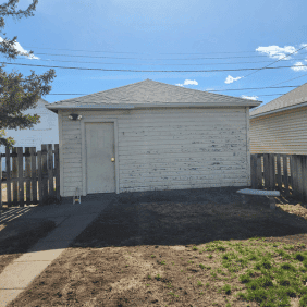 Garage Painting - Winona MN - Before