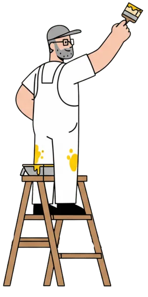 brush ladder 600h house painter